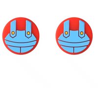 Retro Plumber Overalls Icon (Red/Bl