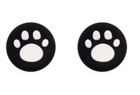 Paw Print Icon (White/Black)